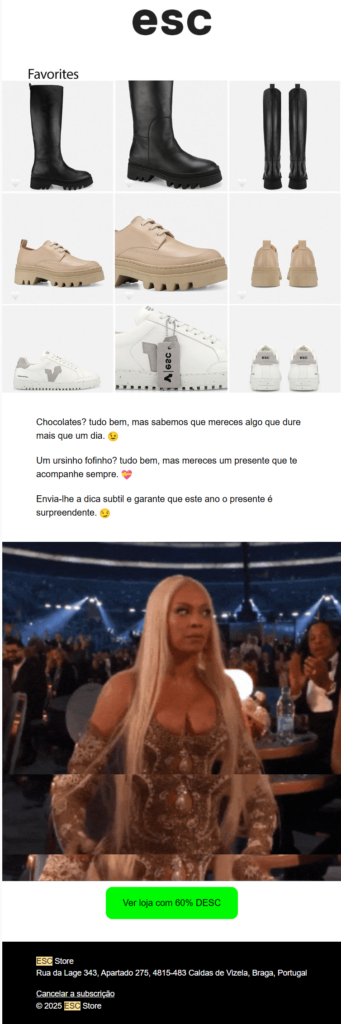 layout newsletter dia dos namorados